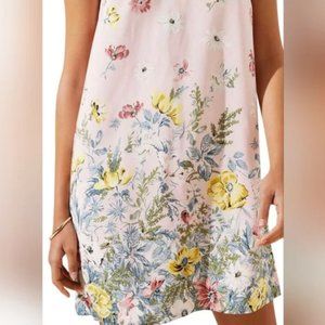 Loft NWT Sleeveless Mini Floral Shift Dress - Pink - Size 8